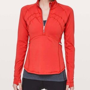 Lululemon Front of the Pack 1/2 Zip Running Top